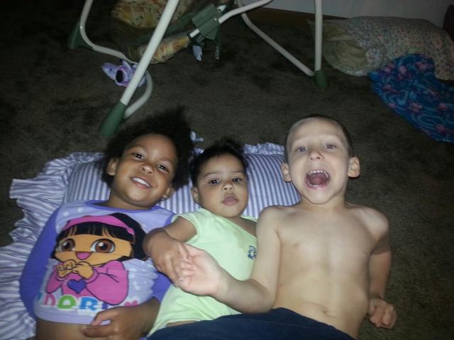 the kiddos having fun!