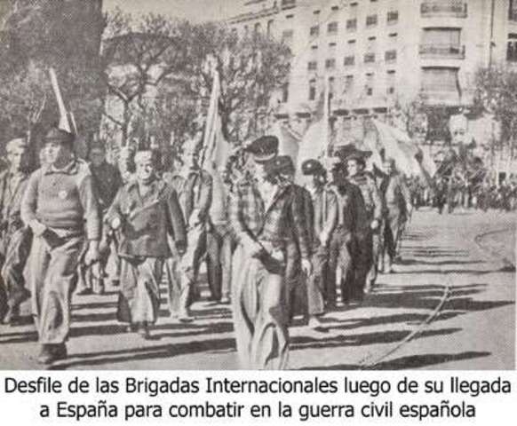 Anuncio de la retirada de las brigadas internacionales