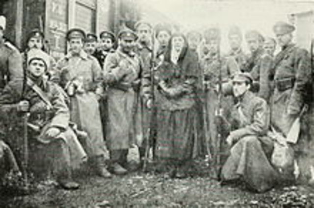 russian civil war began