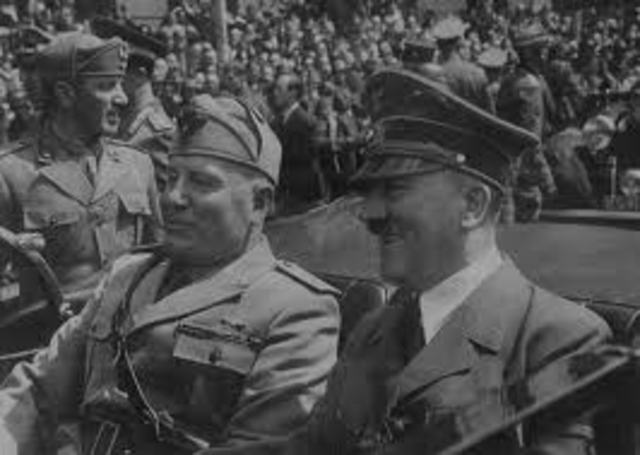 Delineazione dell'Asse Roma-Berlino