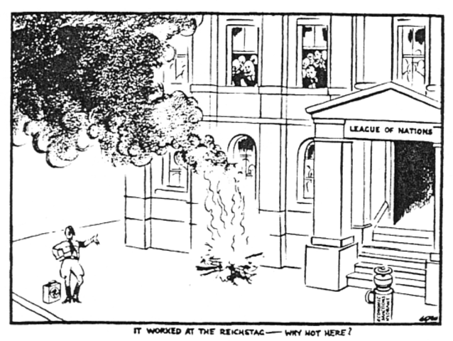 Germany leaves the league of nations