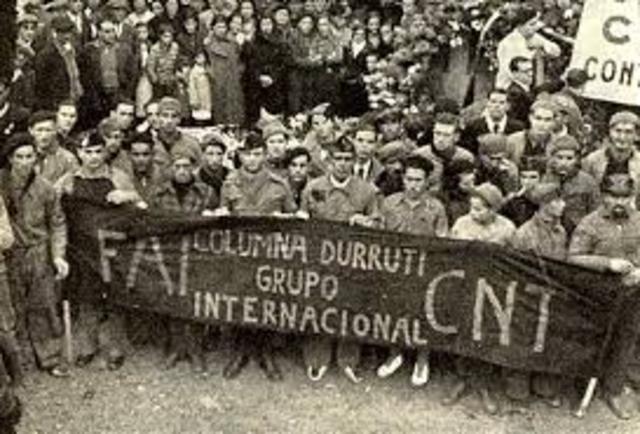 Participación de la Columna Durruti