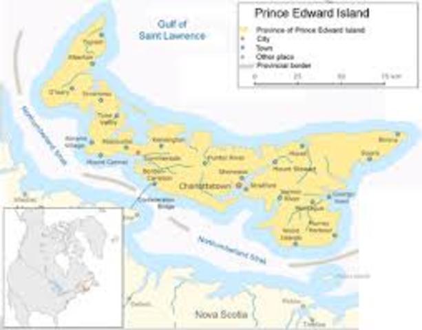 Prince Edward Island joined Confederation