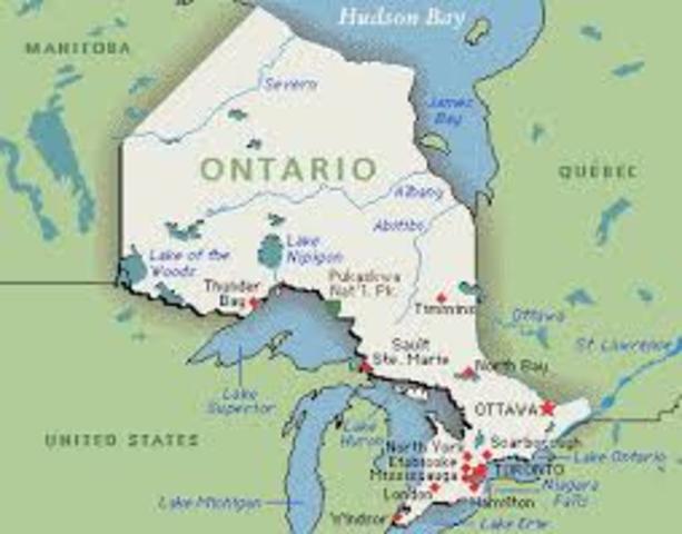 Ontario joined Confederation