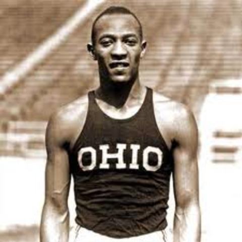 Jesse Owens: sucessful American African athelet