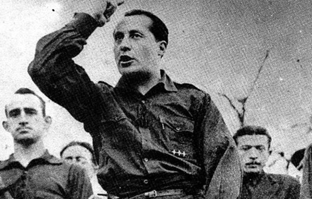 Muerte de Antonio Primo de Rivera.
