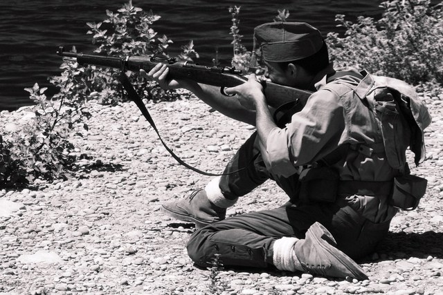 Victoria de los Nacionales en el Ebro