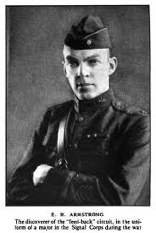 Major Edwin Armstrong invents FM radio