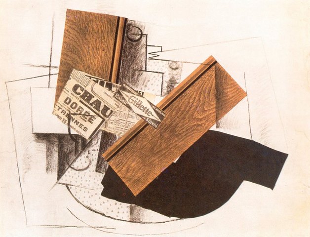 Μπρακ, Νεκρή φύση επάνω σε τραπέζι, 1914