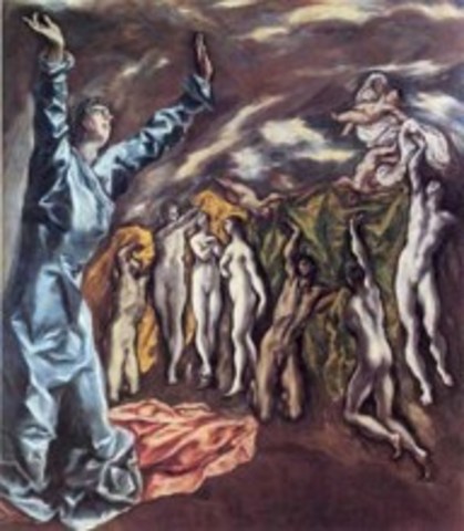 El Greco  - Το όραμα του Αγίου Ιωάννη (1585)