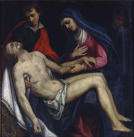 1599-1600_Ludovico Ciardi_Pieta with Saints John the Evangelist and teh Magdalene
