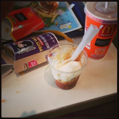 Planned my thriller with Ruby over a McDonalds