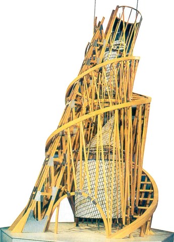 Τάτλιν, «Μακέτα για το μνημείο της Τρίτης Διεθνούς», 1919