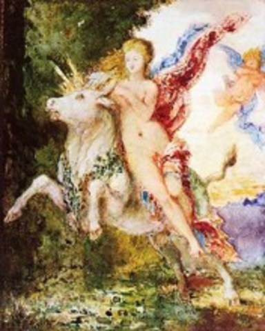 “Η Ευρώπη και ο ταύρος”Moreau (1869)