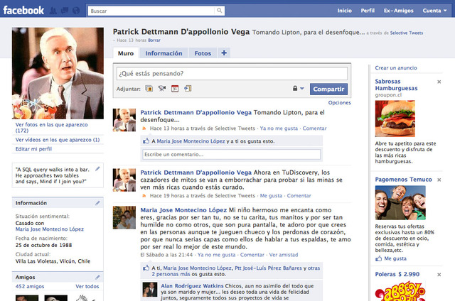 ABRI UNA CUENTA EN FACEBOOK