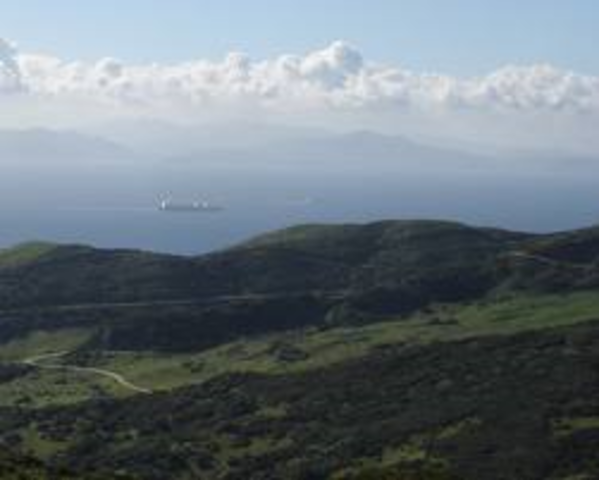 Muslims cross the Strait of Gibraltar