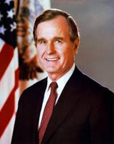 George H.W. Bush Becomes President