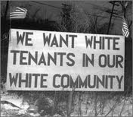 De facto segregation