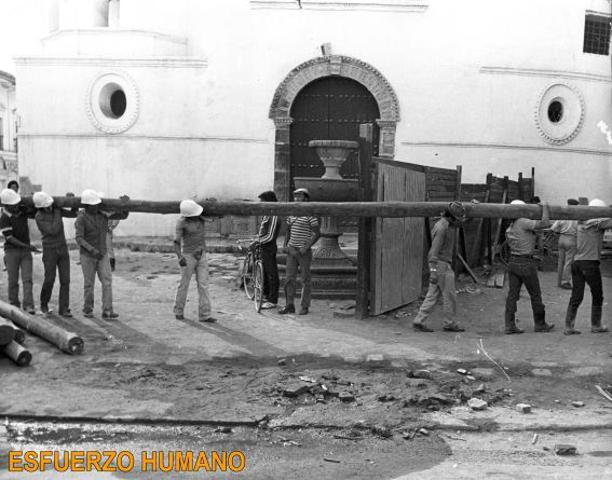 Apoyo ante la emergencia de Popayán. Terremoto de 1983.
