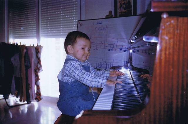 Cuando tenía un año