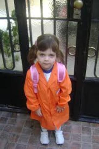 Mi primer dia en jardin