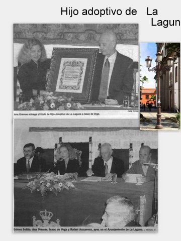 Fue nombrado Hijo Adoptivo de La Laguna