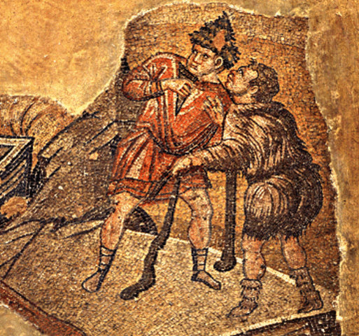 ψηφιδωτή παράσταση