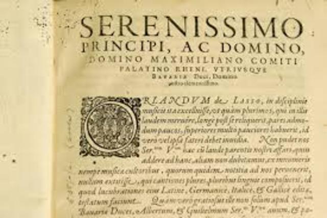 Orlando di Lasso, ,,Magnum opus musicum''