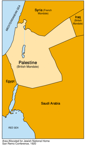 Palestine Becomes British Mandate