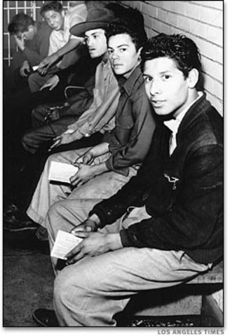 Zoot suit riots in 1943