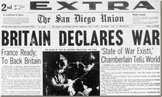 War Declared on Germany