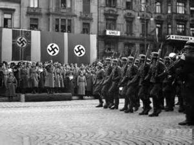 Hitler Annexes Czecholslovakia