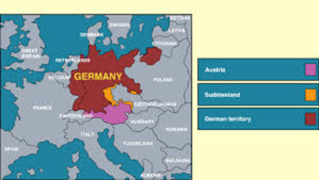 "Anschluss"- Austria annexed with Germany