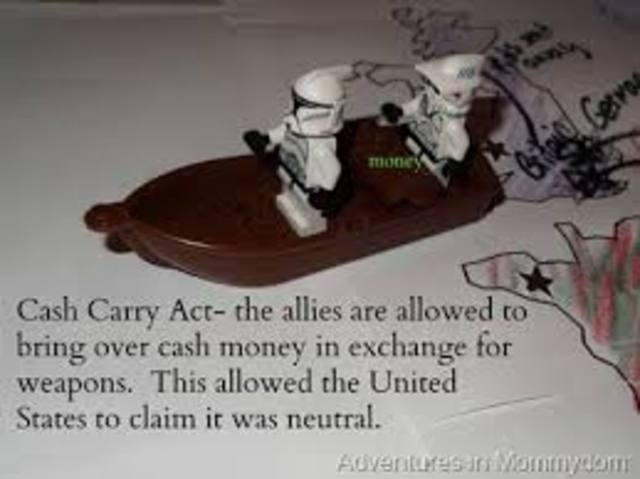 Cash-and-Carry Policy passed