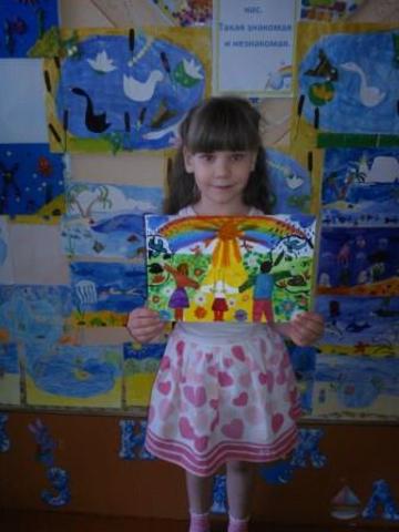 Конкурс детского  рисунка «Мир детям» в группе Василёк.