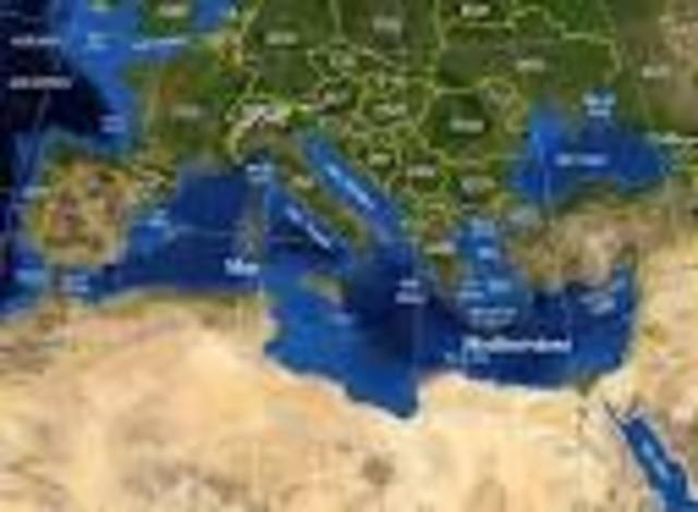 America y el mar mediterraneo