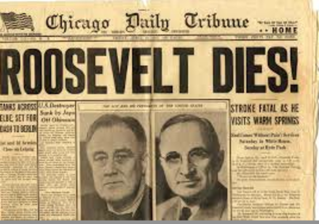 Roosevelt Dies