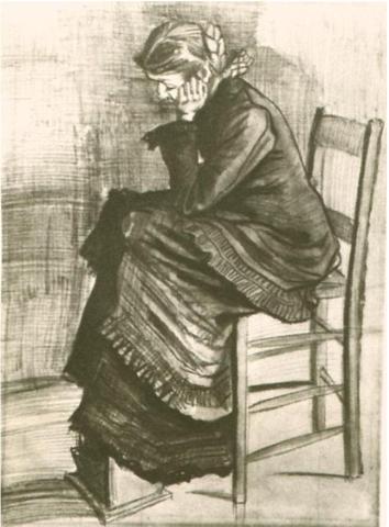 Bent Figure of a Woman 1882