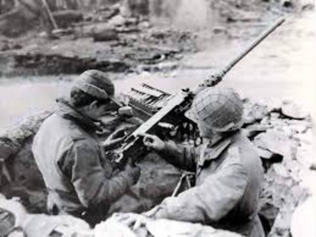 The end of the Battle of the Bulge