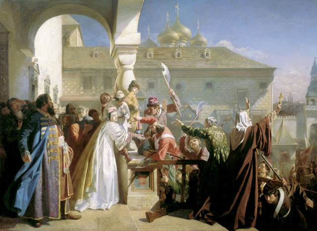 Восстание стрельцов в Москве.