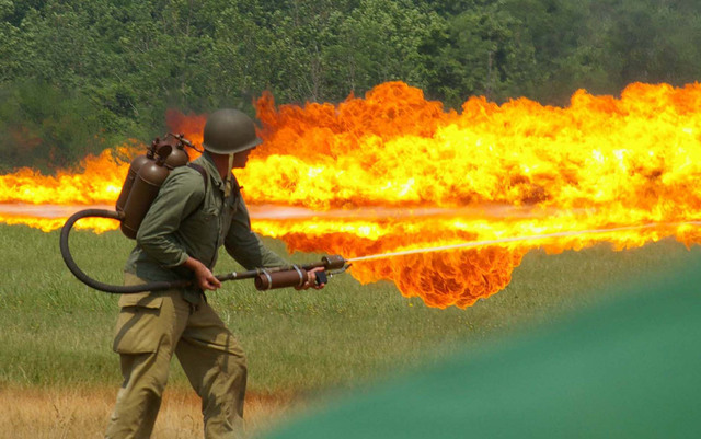 Execution by Flamethrower