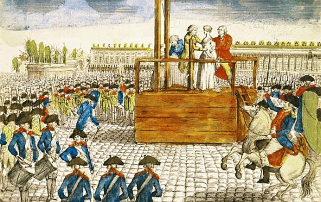 Execution of Marie Antoinette-Social