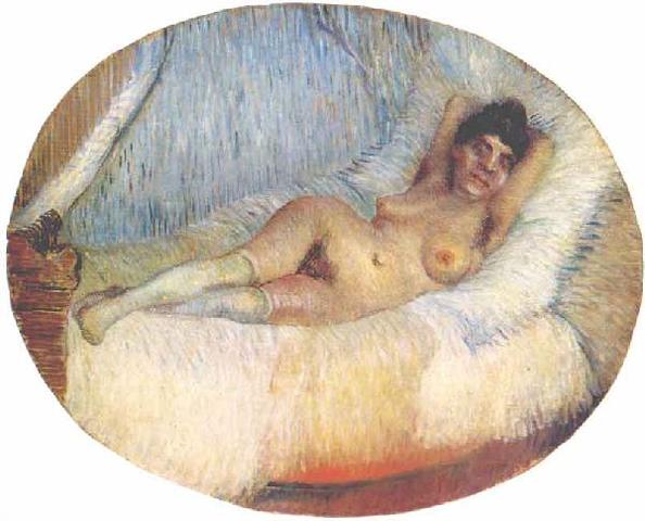 Nude Woman on a Bed