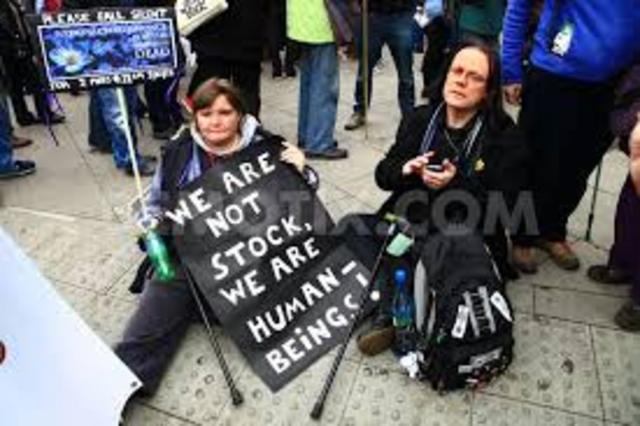 American Coalition of Citizens with Disabilities stages a 10-city sit-in