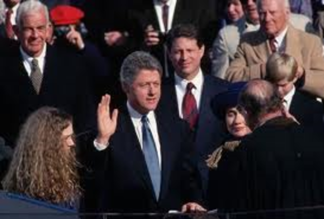 Bill Clinton Becomes Preaident