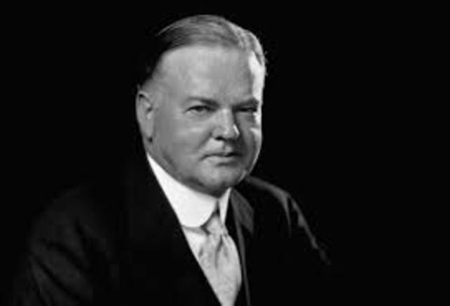 herbert hoover is elected