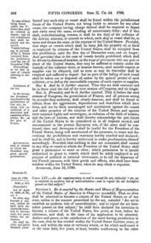 Congress Attempt to Control Immigration