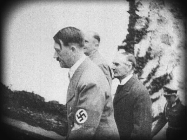 Hitler makes a speech