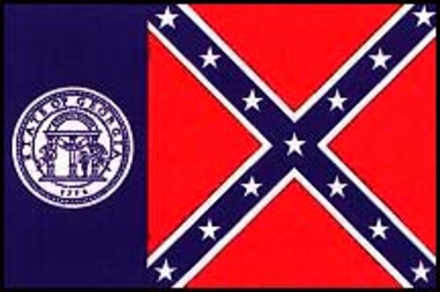 1956 Flag of Georgia