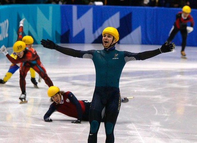 Steven Bradbury Won Gold